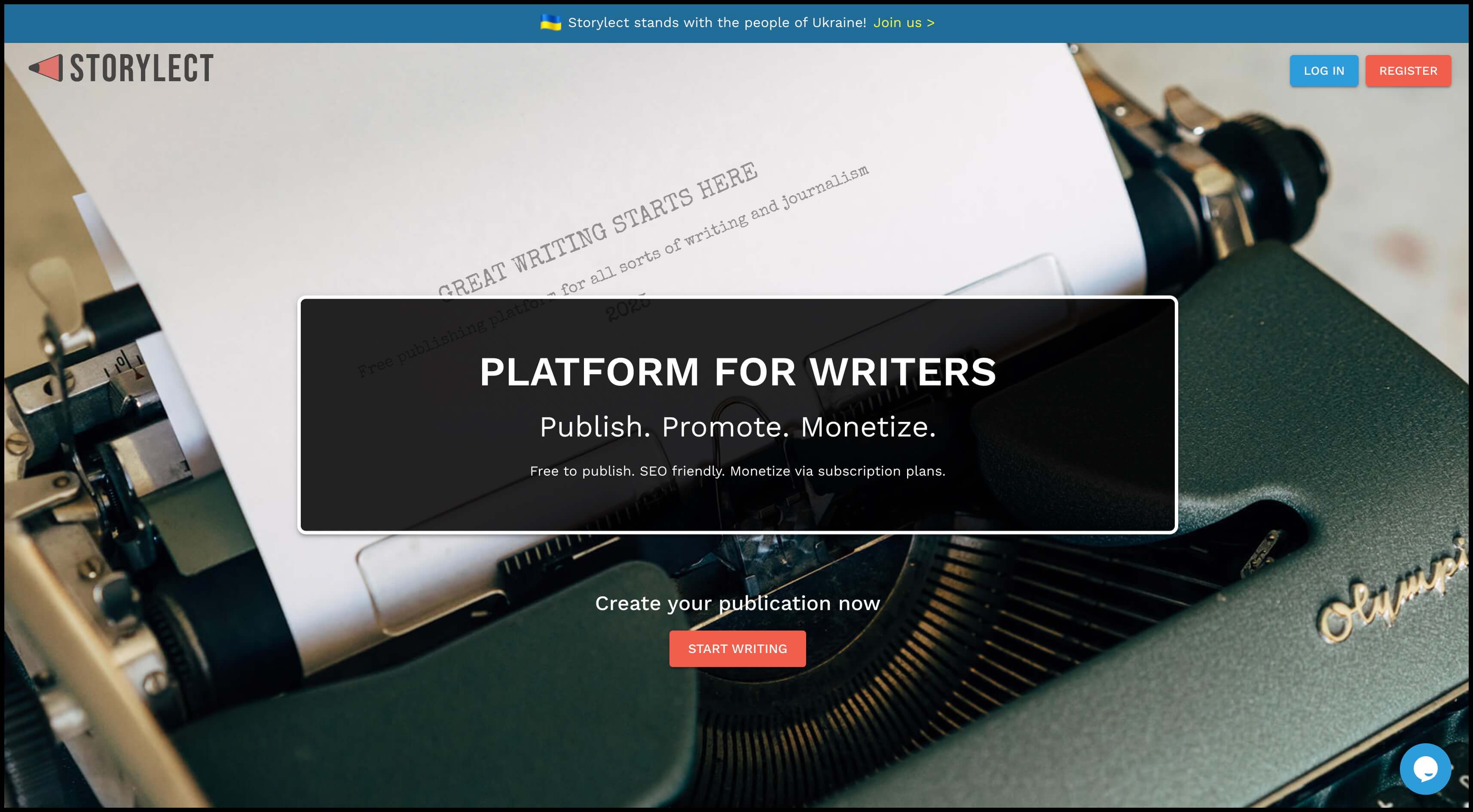 Storylect - Platform for Writers